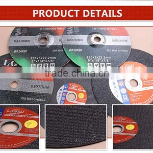 H477 14" 350mm Chinese Steel Cutting Wheel Metal Abrasive Cut Off thumbnail-4