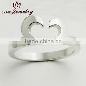 S925 Sterling Silver Jewelry Korean Fashion Clover Ring Gold and Silver Jewelry Wholesale thumbnail-1