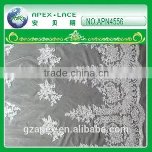 Fancy Embroidery Lace Fabric Lace for Wedding Dress thumbnail-1