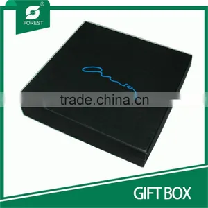 TWO PIECES HIGH QUALITY CHIPBOARD GIFT BOX FOR PACKING WATCH WITH CUSTOM SPOT UV VARNISHED LOGOS thumbnail-1