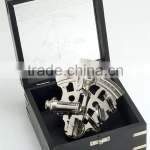 Nautical Sextant in Black & White/ Brass Nauticla Sextant Sextant/ NS10120 thumbnail-1