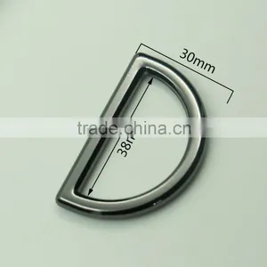 Custom Design Metal d Shape Metal Buckle for Bags thumbnail-5