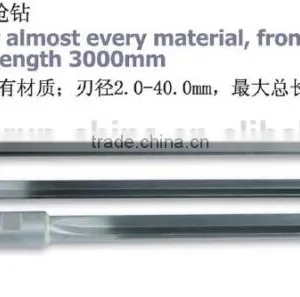 Single-fluted Gun Drill With Solid Carbide Head thumbnail-1