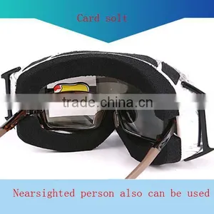 Doule Lens Snow Goggles Snowmobile Snowboard Skate Ski Goggles With Big Spherical thumbnail-5