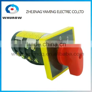 Changeover Rotary Cam Universal Switch HZ5B-10/4 M08 Four Poles Electrical Low Current 10A Control Machine thumbnail-1