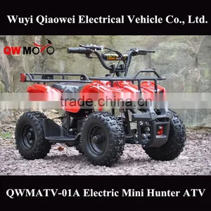 QWMOTO 500W 800W 1000W Mini Buggy Kids Electric Quad Bike Mini Moto ATV Quad thumbnail-1