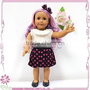 New Arrival Custom Colorful Long Hair Bow Girl Baby Doll for Kids thumbnail-2