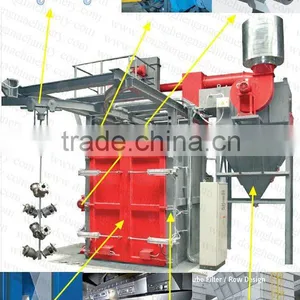 Hanger Pass Through Type Continuous Shot Blasting Machine thumbnail-4
