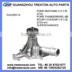 WATER PUMP FOR FORD MUSTANG V6 3.8L(232)THUNDERBIRD,MERCURY COUGER V6 3.8L(232)W/O SUPERCHARGED F4SZ8501A thumbnail-1