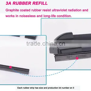 Frameless Wiper Blade for European Car Wiper Arm Universal Wiper Blade thumbnail-2