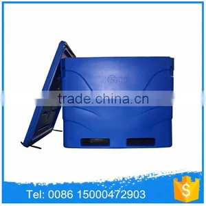 Rotational Molded Plastic Insulated Container 1000L for Fish, PE Plastic Fish Box With Insulation Material thumbnail-1