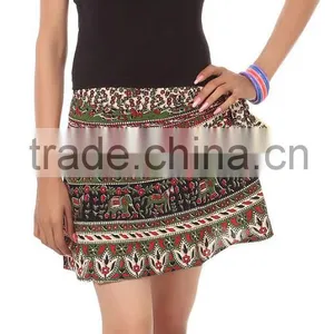 Mini Wrap Skirt - Buy Gift For Valentine Day thumbnail-3