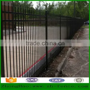 Factory Directly Sale High Quality Powder Coated Tubaler Zinc Steel Barrier Wall thumbnail-1