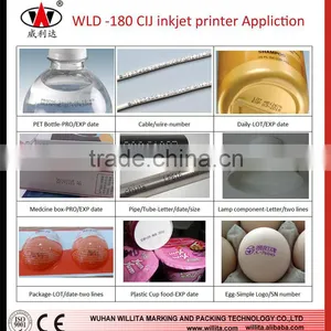 High Adhesion Ink HDPE / PET Plastic Bottle Industrial Inkjet Coding Printer thumbnail-4