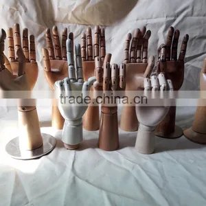 Plastic Display Hand Wooden Hand Display Hand Children Wooden Hand Man Wooden Hand thumbnail-4
