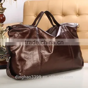 Travel Bag Made in China Retro Leather Tote Bag Portable Travel Handbag thumbnail-2