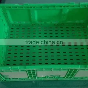 100% HDPE Stackable Turnover Plastic Crate (Supplier) thumbnail-3