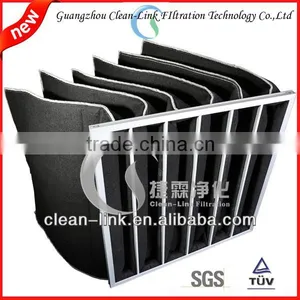 F8 Aluminum Frame Activated Carbon Fiber Ventilation Bag Filter thumbnail-1