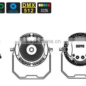 High Power 120W Outdoor Waterproof RGB DMX512 LED COB Par thumbnail-3