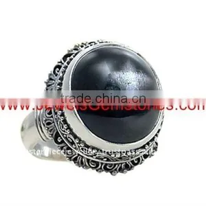 KRJ271808-0 Silver Black Star Diopside Jewellery thumbnail-1