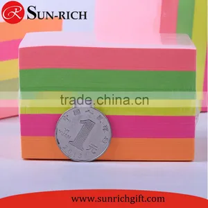 Custom 500 Sheets 3*3 Inch Square Shape Sticky Pad Sticky Notes Wholesale thumbnail-3