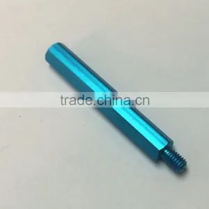 Blue Anodized Hex Aluminum Standoff thumbnail-1