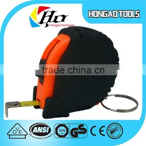 1M/6mm Printing Logo ABS Case Mini Measure Tape for Key Chain With One Stop thumbnail-2