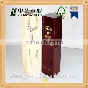 Trade Assurance FSC&SA8000 Wooden Customized Wooden Wine Gift Box thumbnail-1