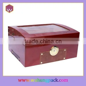 Best Humidors Wooden Box for Cigar With Glass Window thumbnail-1