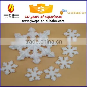 2015 Christams Holiday White Foam Polystyrene Snow Flake for Decoration thumbnail-1