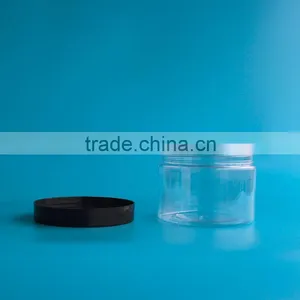 Wholesale 350 ml Plastic Pet Cosmetic Jars With Screw Cap thumbnail-3