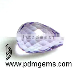 Amethyst Teardrop Cut Faceted Lot For Silver Pendant From Wholesaler thumbnail-1