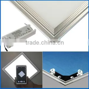 IP20 LED Flat Mounted Panel Light Square 600x600 42W Aluminum Shell Current 900mA for Schools Workshops Paking Garages thumbnail-2