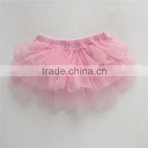 Popular in USA Baby Clothing Wholesale Cotton Baby Bloomers With Chiffon Ruffle thumbnail-2