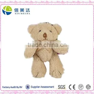 Cute and Beige Teddy Bear Plush Accessories Keychain thumbnail-1