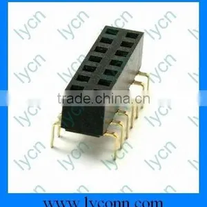 2.54mm Pitch Dual Row Female Header H=5.0mm thumbnail-1