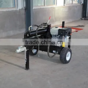 Hot Selling 42t 610mm Hydraulic Log Cutter and Splitter With Log Tray From China thumbnail-1