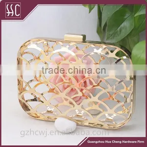 Shiny Gold Metal Box Frame, High Quality Metal Frame, Fashion Metal Frame thumbnail-1