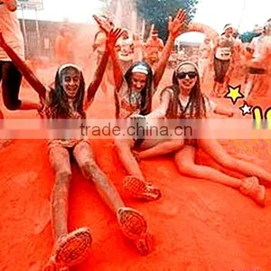Holi Festivals Celebrations Occasions Powder Easy on Skin Natural Ingredients Holi Powder Non-explosive Color Run Powder thumbnail-2