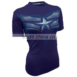Avengers United States Captain Super Hero Clothing Apparel Men's Running Tights Spandex Slim 3D Printing t Quality Choice thumbnail-2