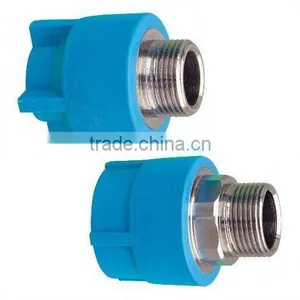 PE Pipe Fittings: Male Thread Adapter (Soc x Mipt With Brass Thread Insert) thumbnail-1