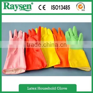 China Manufacture Wholesales Latex Household Gloves With High Quality thumbnail-1
