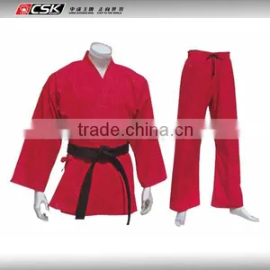 100 % Cotton Karate Uniform Red Color thumbnail-1