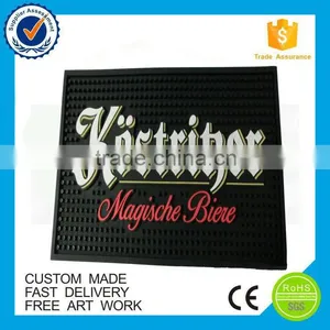 Top Quality Custom Print Logo Soft Pvc Coaster thumbnail-1
