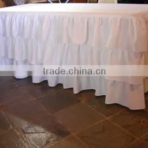 Steps In Table Skirting Square Table Skirting For Wedding thumbnail-3