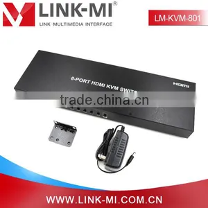 LINK-MI OEM LM-KVM801 8 to 1 HDMI KVM Switch Via HDMI Cable thumbnail-1