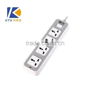 4 Gang Single Row Universal Power Extension Socket With Shutter thumbnail-1