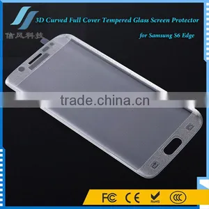 Transparent 3D Curved Full Cover Tempered Glass for S6 Edge thumbnail-4