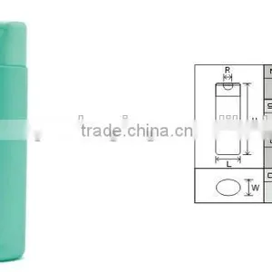 100ml Empty Shampoo Bottle With the Flip Cap PE Shampoo Bottle thumbnail-2