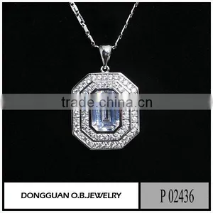 Costume Jewelry Rhodium Plated Large Size Jewelry thumbnail-4